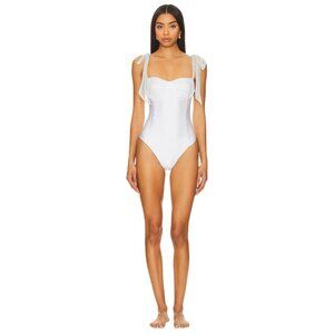 Beach Riot White One Piece Swimsuit